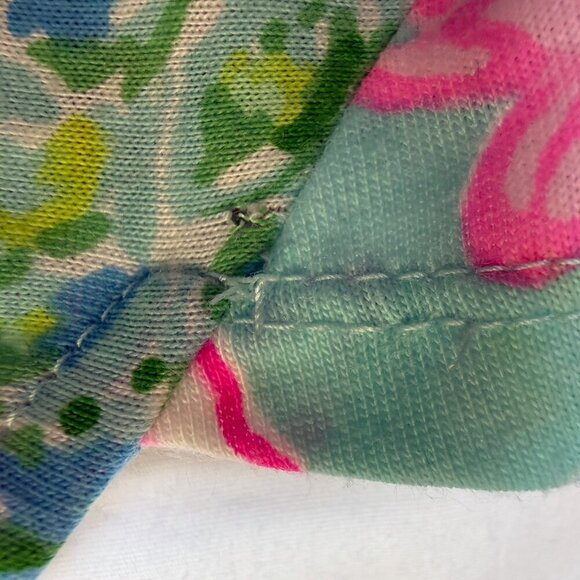 Lilly Pulitzer Geanna Dress Large Surf Blue So Shellegant Pockets EUC - Picture 7 of 13